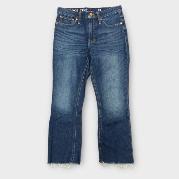 J.Crew Billie Demi-Boot Crop Jean in Lantern Wash Size 27 - Picture 1 of 8